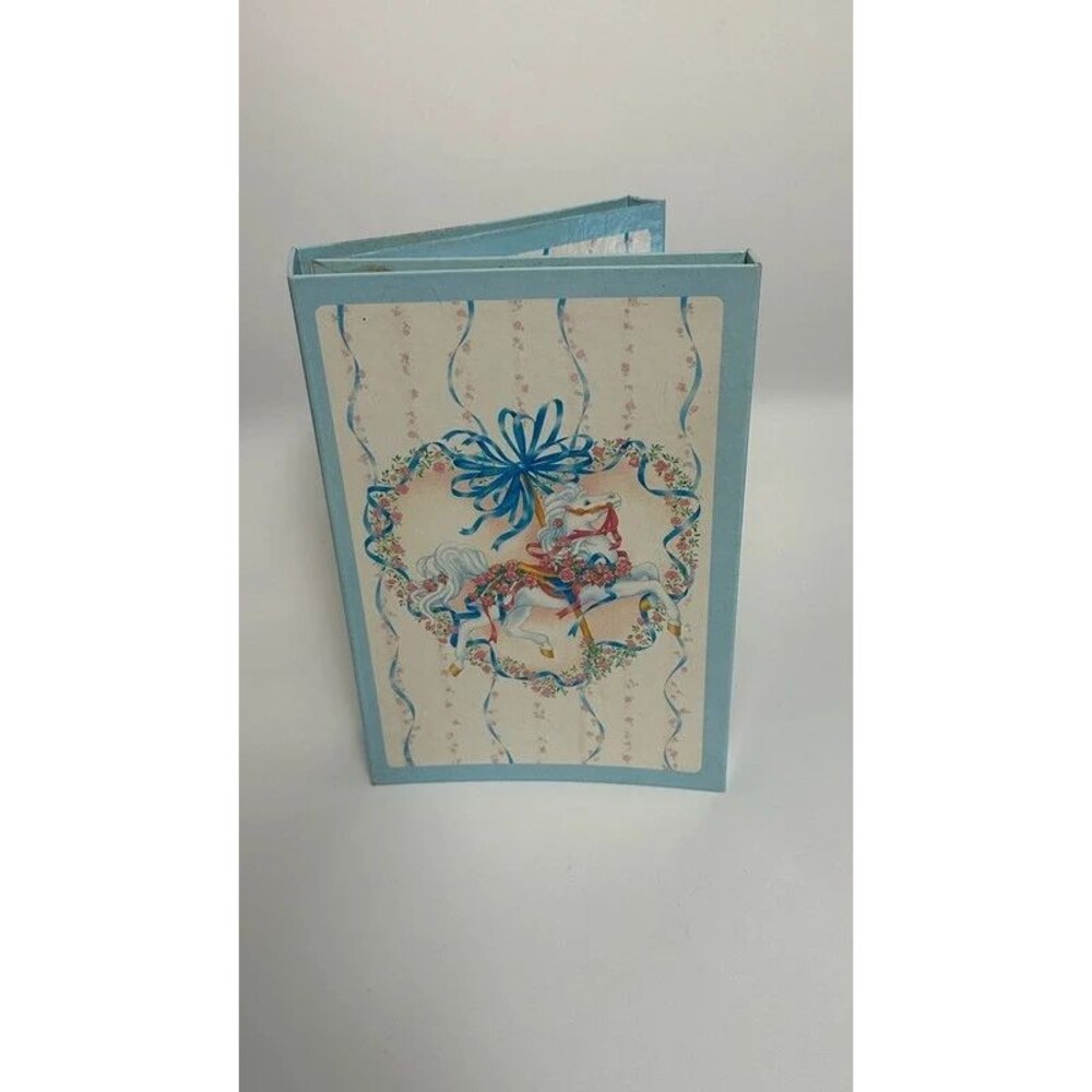 Vintage 1991 House of Lloyd Carousel Horse Folding Photo Album